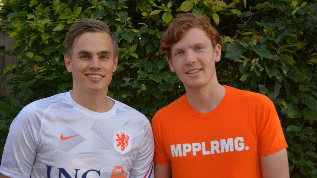 Jeugdvrienden Joost Kampherbeek (20) en Jorden Kraal (21) uit Meppel