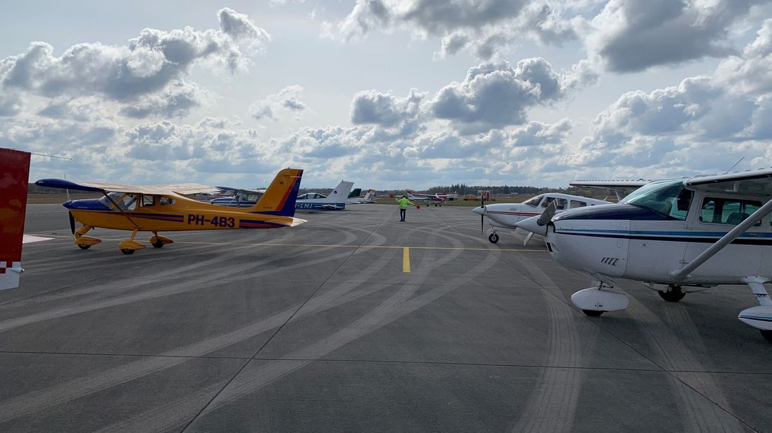 Tientallen toestellen bij fly-in op Twente Airport