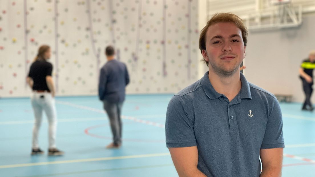 Leerling Mats Meyer sprak maandag met de staatssecretaris