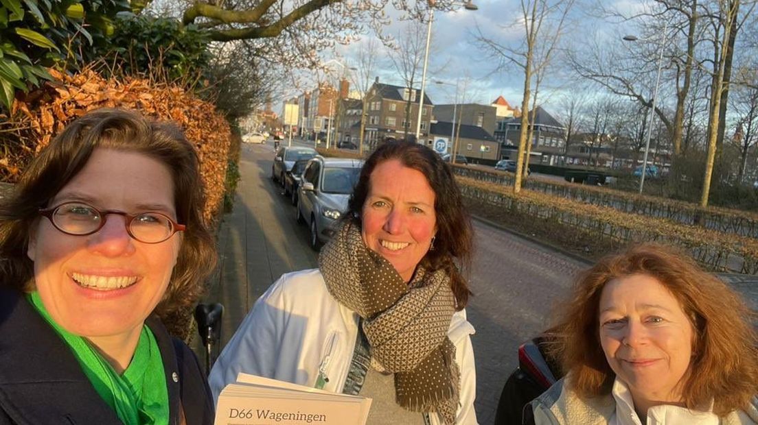 De fractie van D66 in Wageningen.