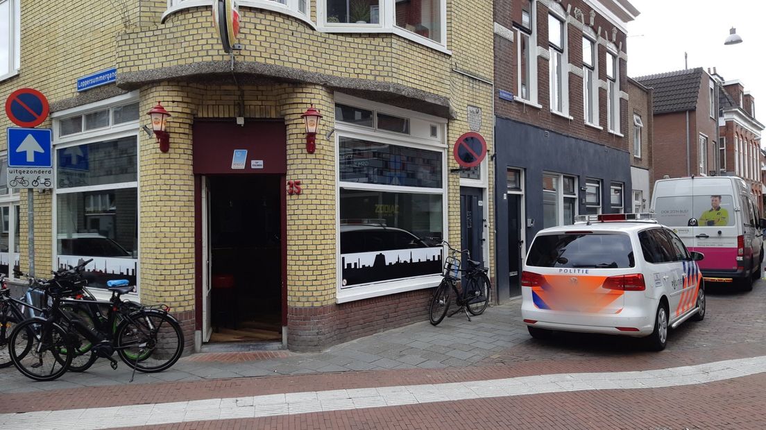 Het betreffende café aan de Nieuweweg in Groningen