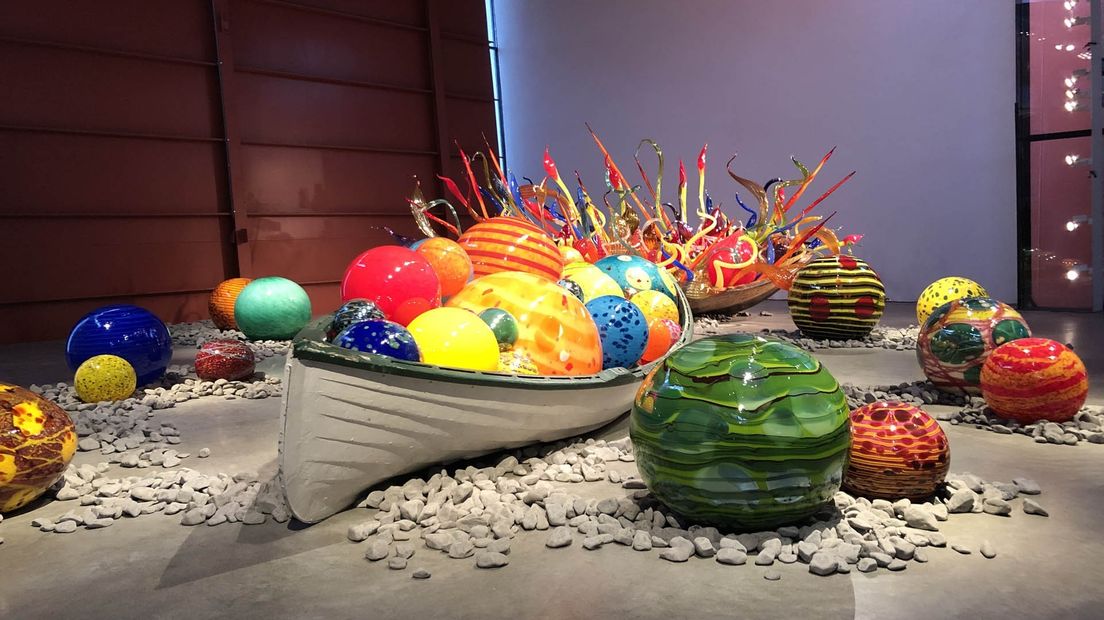 Werk van Chihuly in het Groninger Museum