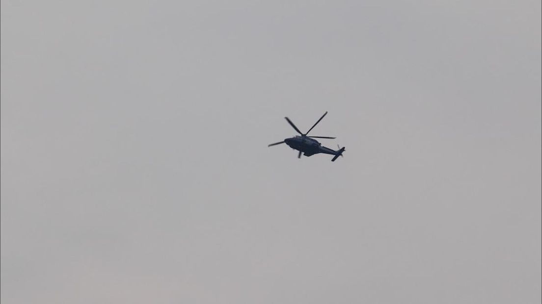 Onderzoek politiehelikopter in Enschede