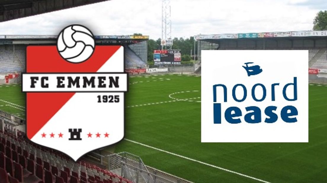 Noordlease is ook de komende twee seizoenen hoofdsponsor van FC Emmen