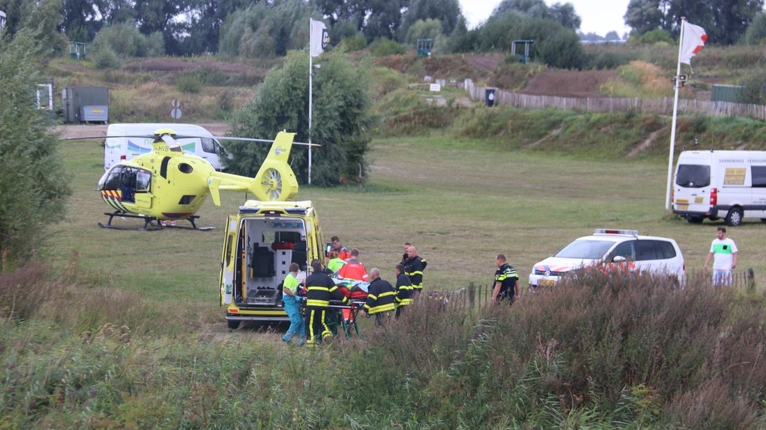 Gewonde op crosscircuit Rilland