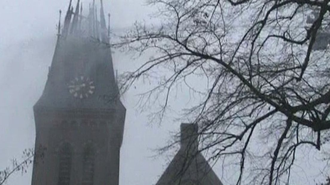 Brand in kerktoren Wijhe (1 januari)