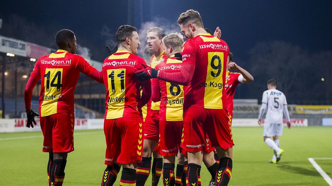 De inmiddels beruchte treffer wordt gevierd