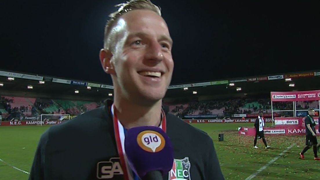 Sjoerd Ars bij het kampioenschap van NEC in 2015