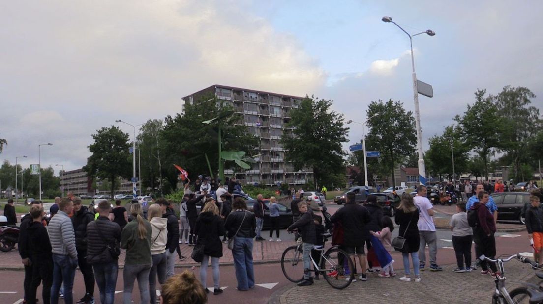 Enschede viert feest na overwinning Nederlands elftal op EK