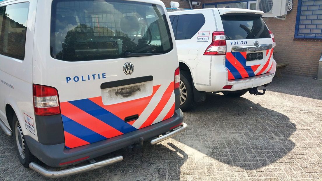 Politieauto's niet inzetbaar door gestolen kentekenplaten