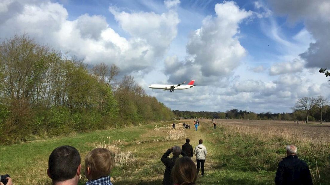 Airbus zet landing in Airport Twente