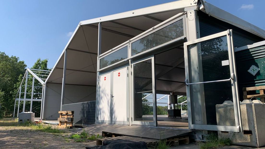 De noodopvang wordt afgebroken