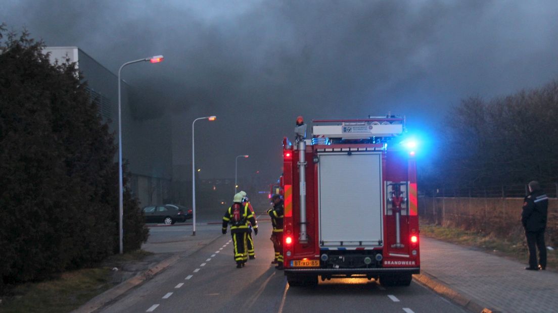 Grote brand Steenwijk.