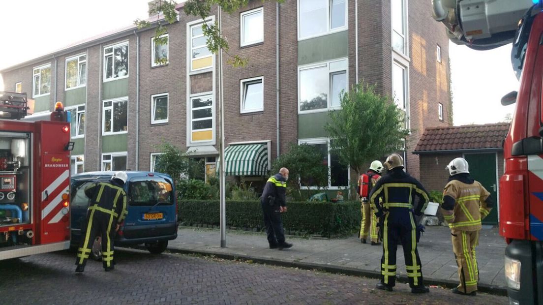 Brand in appartementcomplex in Enschede
