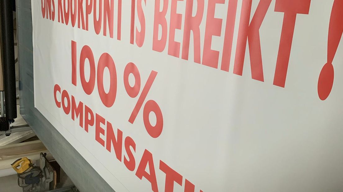 Spandoeken zijn klaar, Zwolse horeca voert vanavond actie