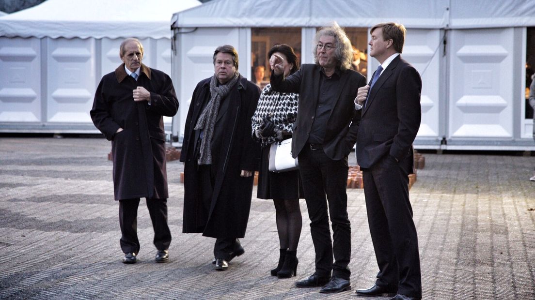 Koning Willem-Alexander bezoekt Kamp Westerbork (Rechten: Edwin van Stenis)
