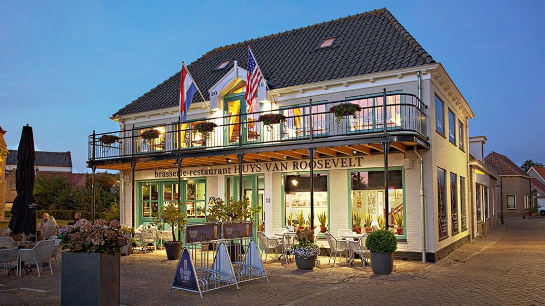 Het restaurant Huys van Roosevelt in Oud-Vossemeer