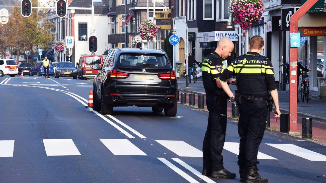 De Verlengde Hereweg was vanwege het onderzoek tijdelijk afgesloten