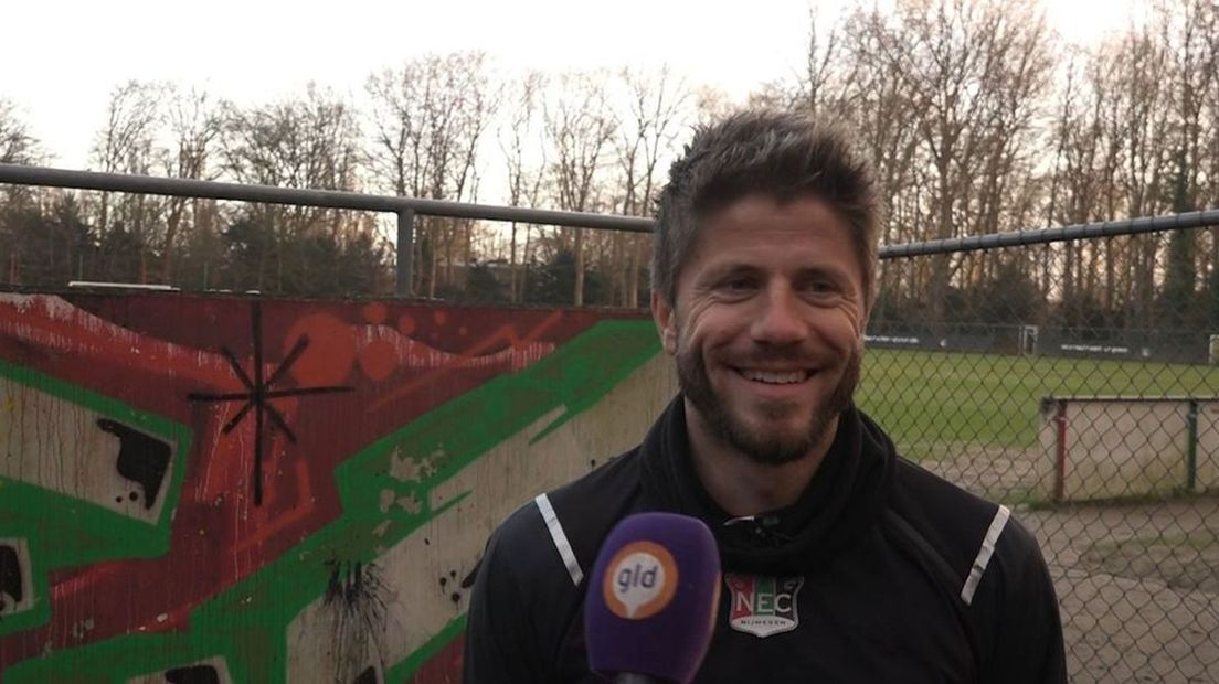 Lasse Schöne na de training.
