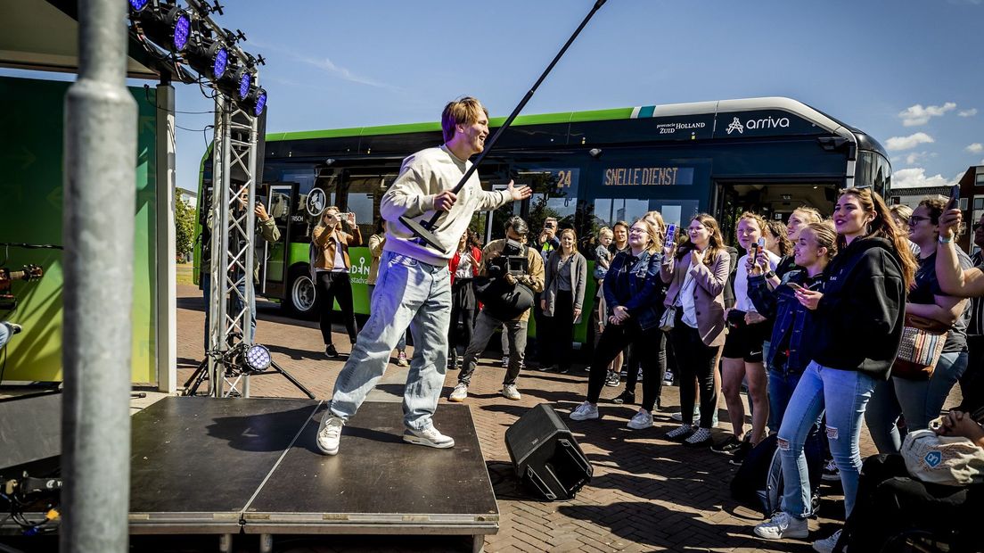 Snelle tijdens het verrassingsconcert