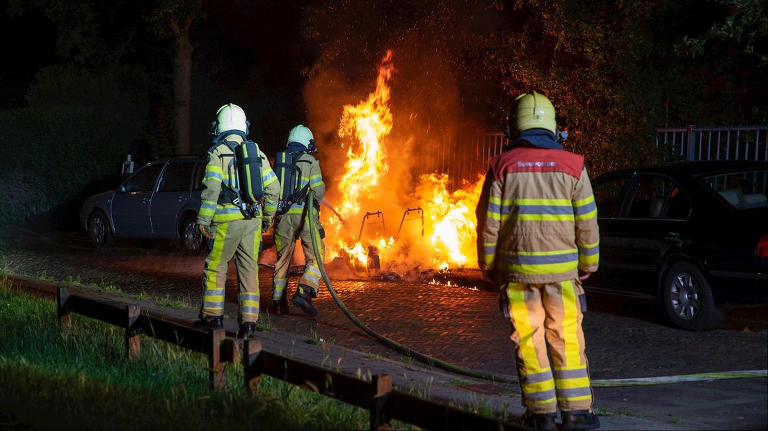 Autobrand in Deventer