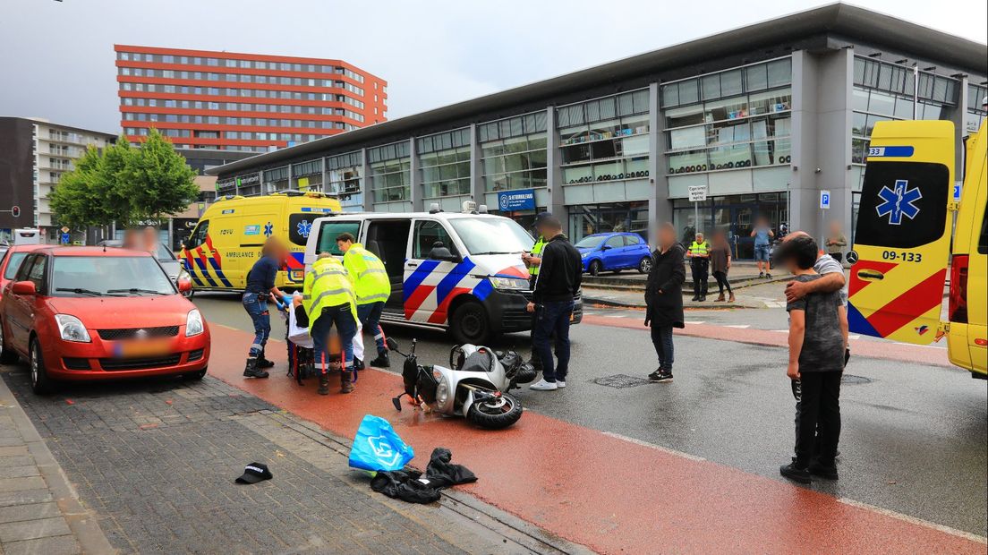 Een traumaheli moest ter plaatse komen