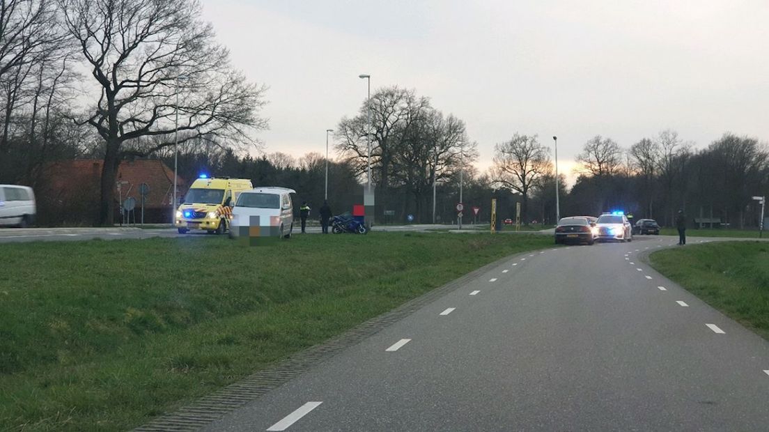 Motorrijder gewond bij ongeluk tussen Goor en Delden