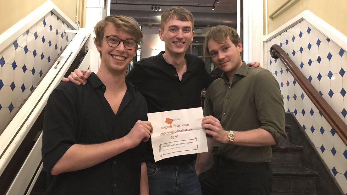 Jasper Been (l), Koen Marée (m) en Bart Hekkema