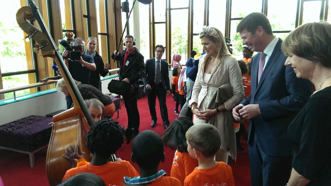 Koningin Máxima in Zwolle
