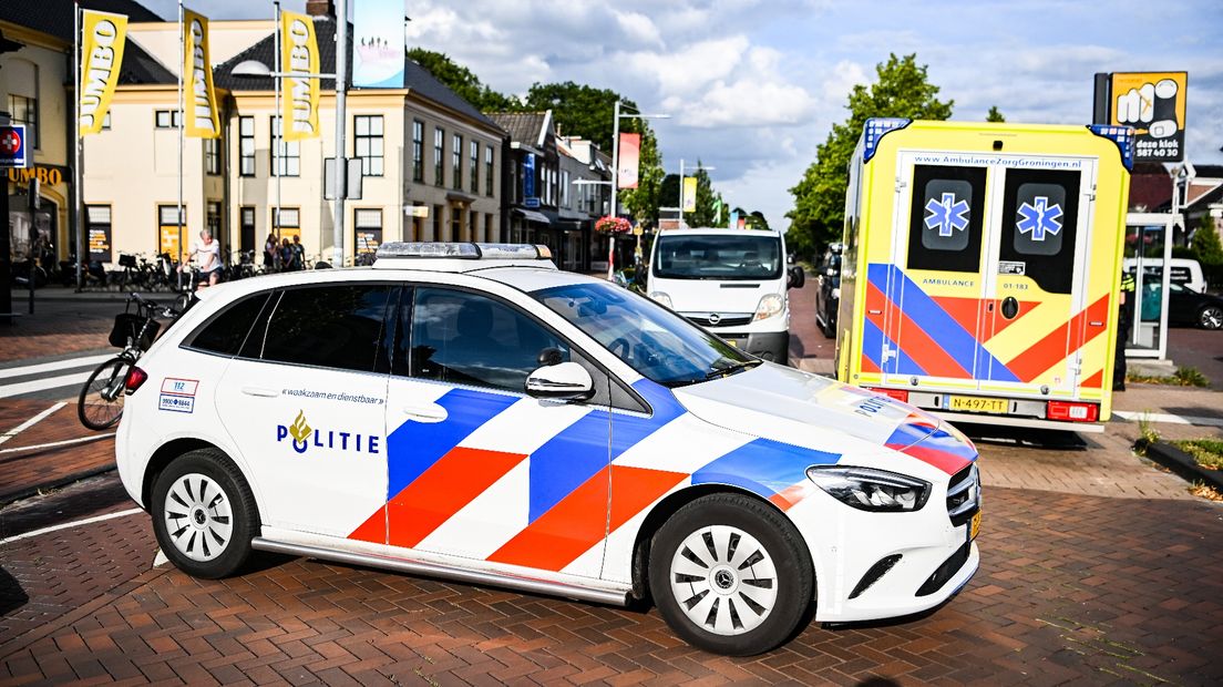 Een ambulance kwam ter plaatse