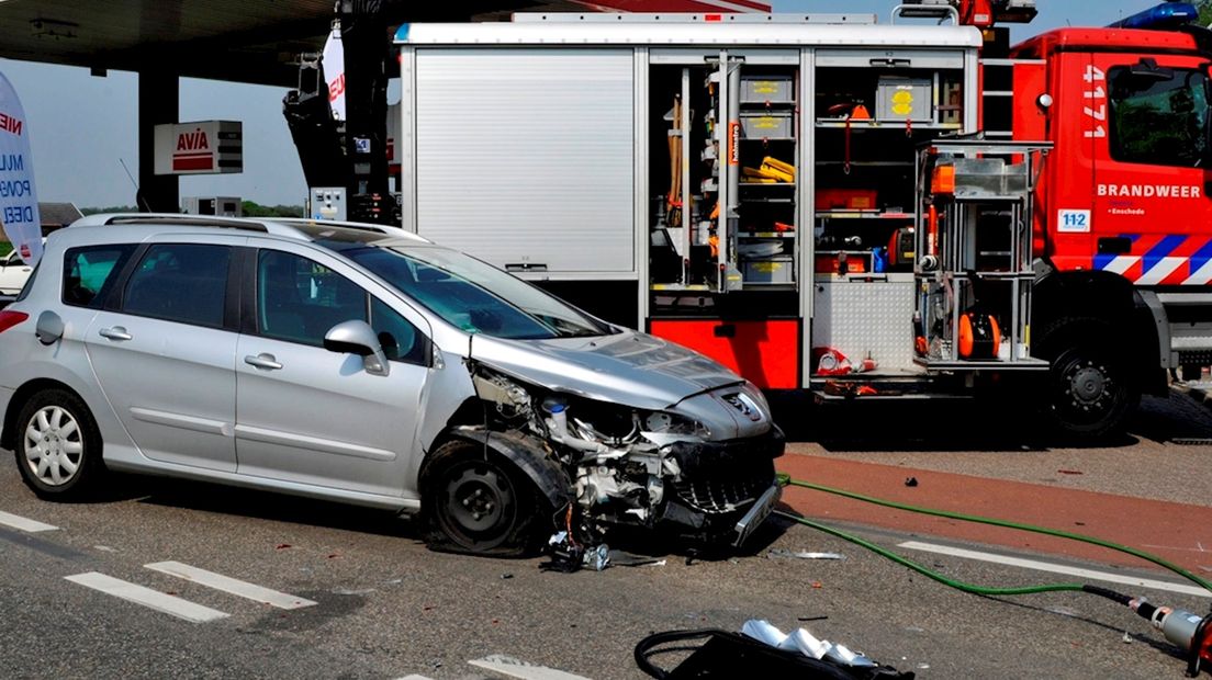 gewond bij ongeval in Enschede