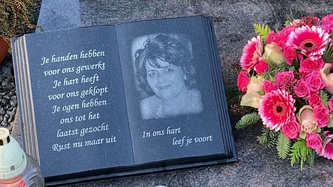 Het graf van Jolanda Jansen.