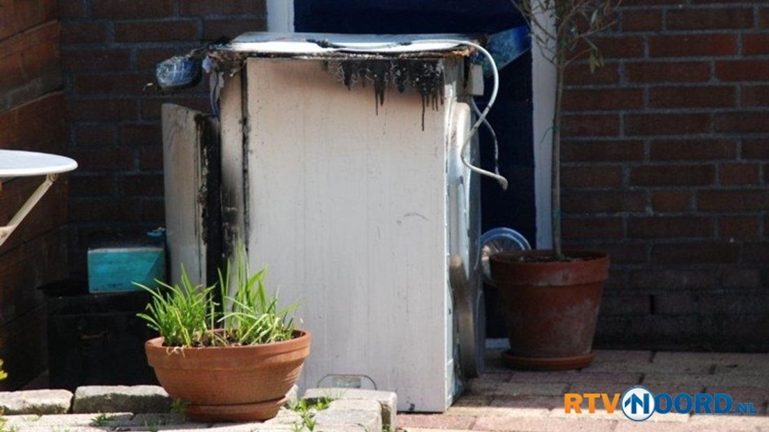 Brandje door wasdroger RTV Noord