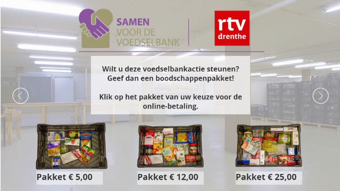 Samen voor de Voedselbank we gaan beginnen RTV Drenthe Samen voor de Voedselbank we gaan beginnen RTV Drenthe