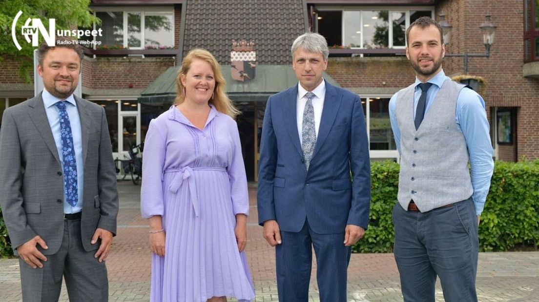 Alle toekomstige wethouders op een rij.