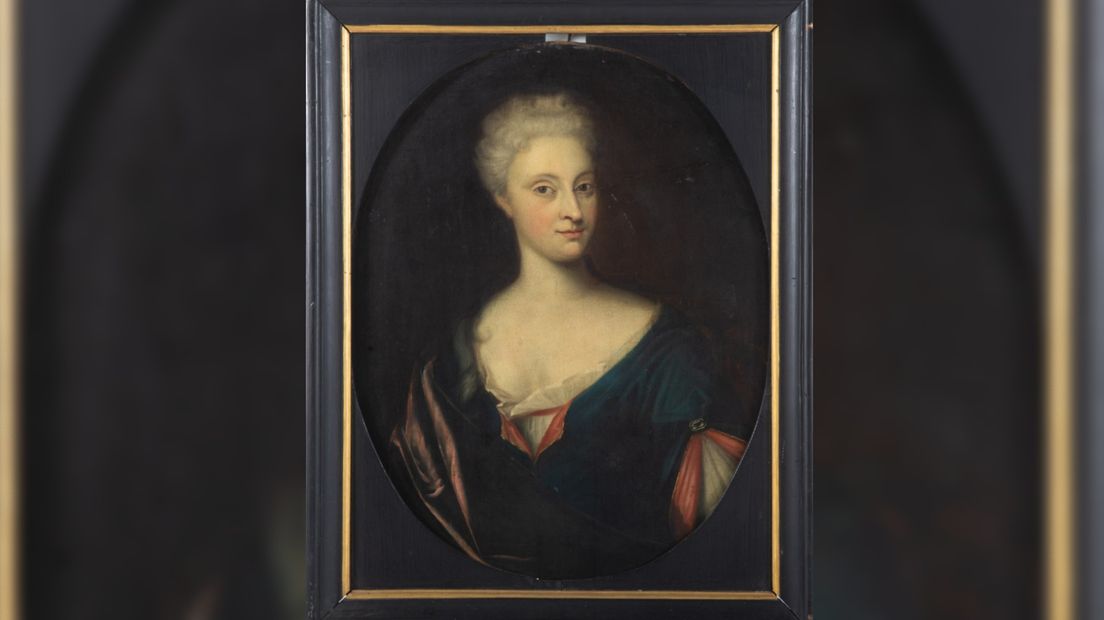 Het portret van de jongedame van dichterbij
