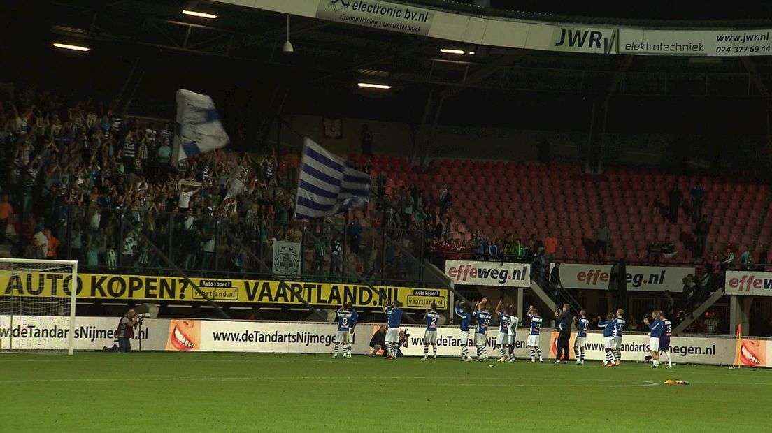 PEC Zwolle wint bij NEC