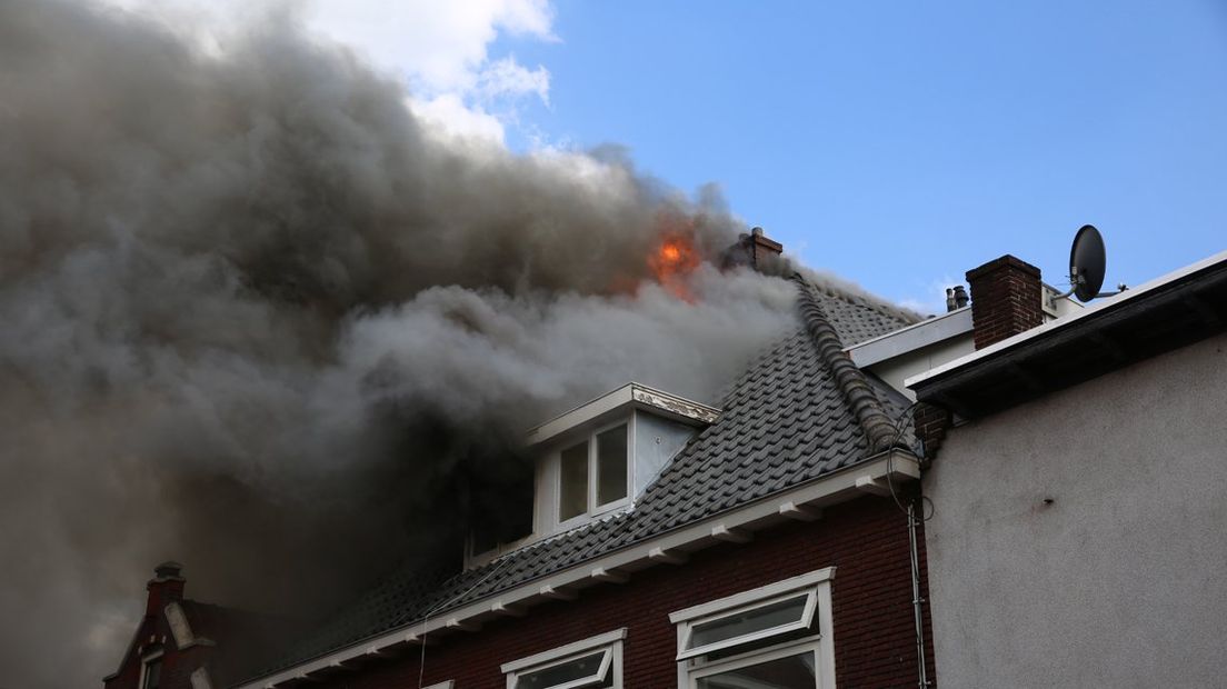 Grote brand in centrum Naaldwijk