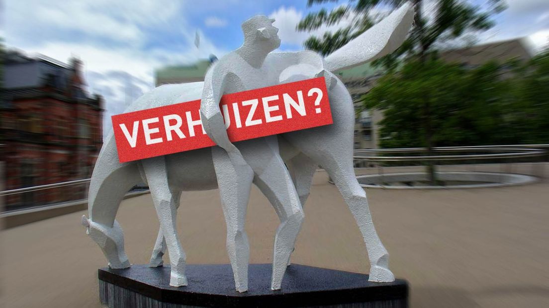 De plek van het Peerd van Ome Loeks blijft een discussiepunt
