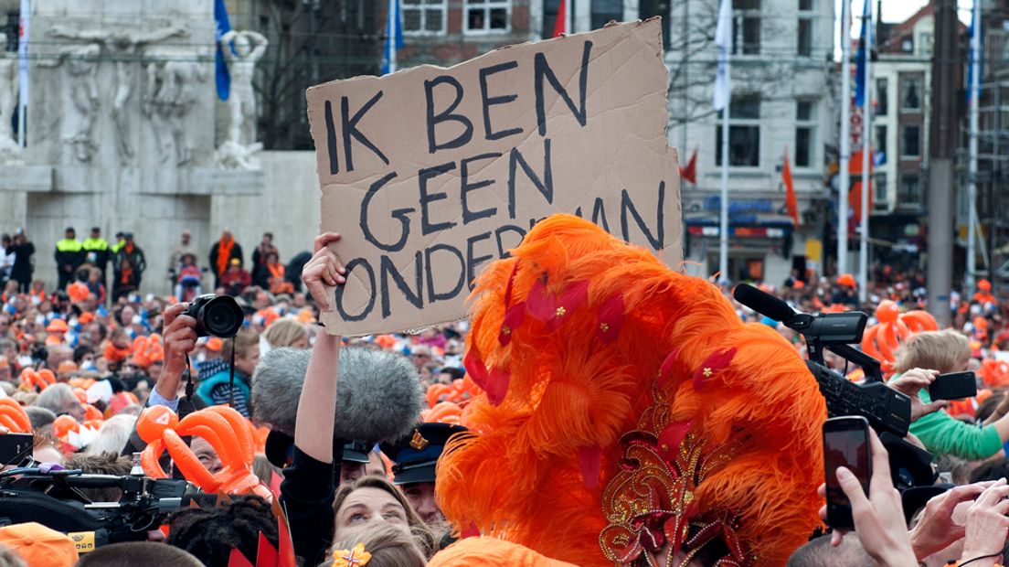 Joanna op de Dam.