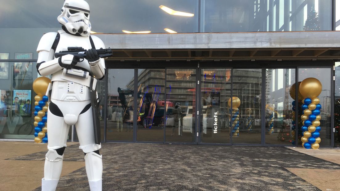 De ingang van de nieuwe Kinepolis-bios bij de Jaarbeurs.
