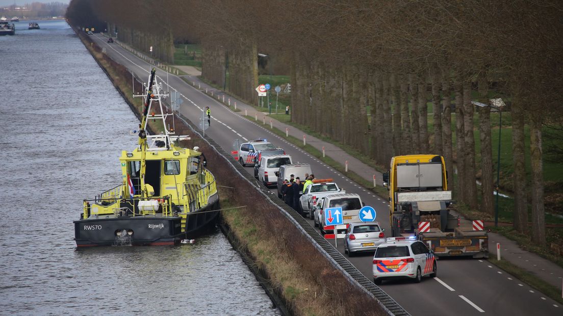 De politie trof het lichaam maandag aan in het water.