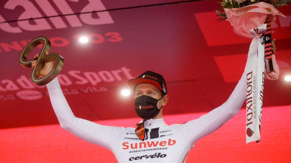 Kelderman tijdens de afgelopen Giro (toen nog voor Sunweb)