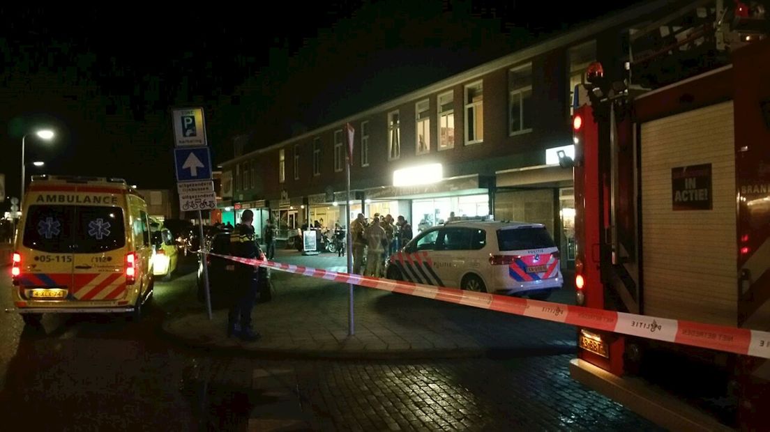 De omgeving is afgezet voor onderzoek