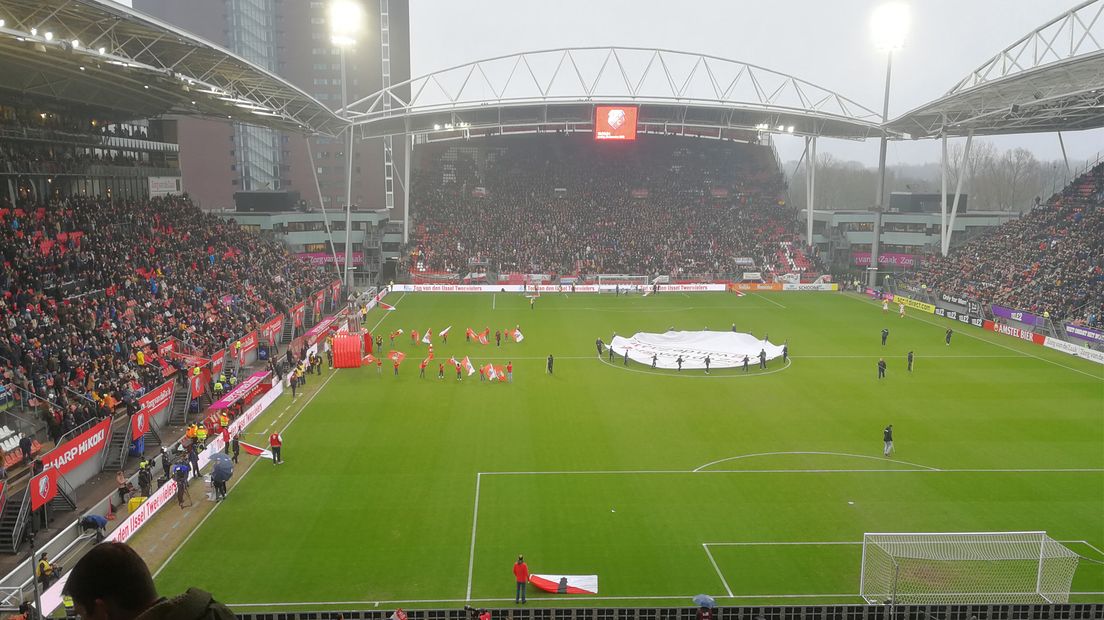 Beeldimpressie van de uitverkochte Galgenwaard