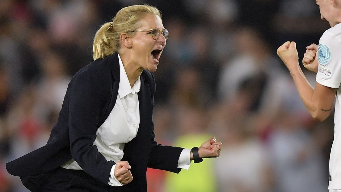 Sarina Wiegman schreeuwt het uit van vrede