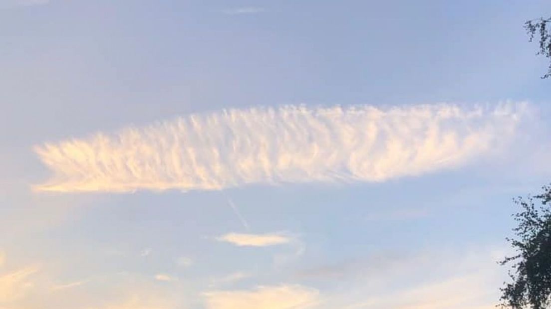 Een wolk in de vorm van een sparerib.