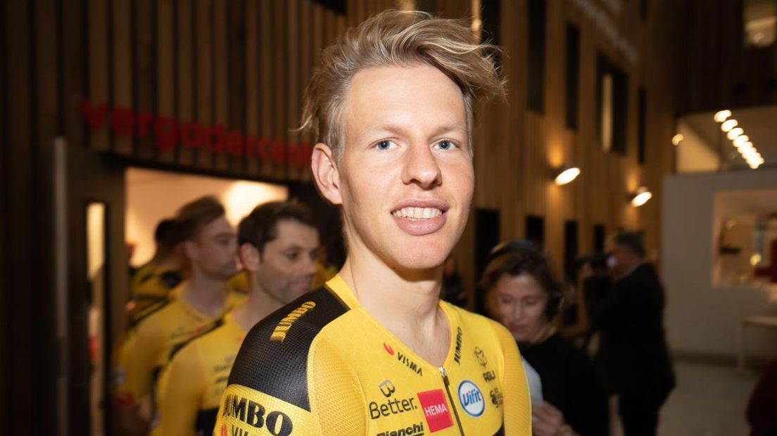 Taco van der Hoorn als wielrenner van Jumbo-Visma
