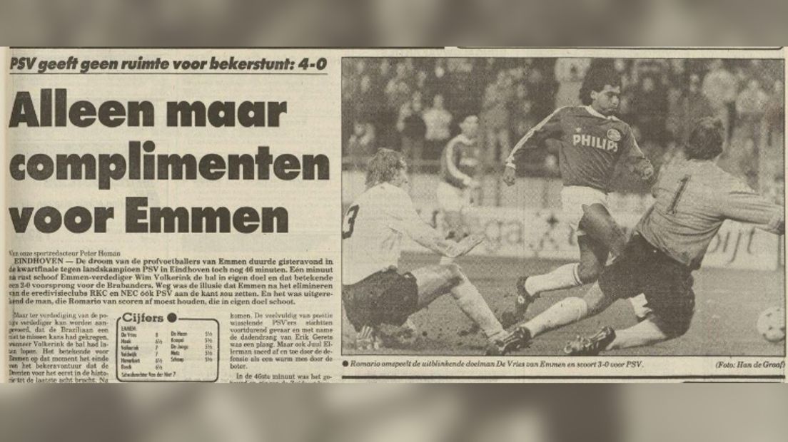 Fragment uit een artikel van Nieuwsblad van het Noorden van 15 februari 1990 (bron: Delpher.nl)