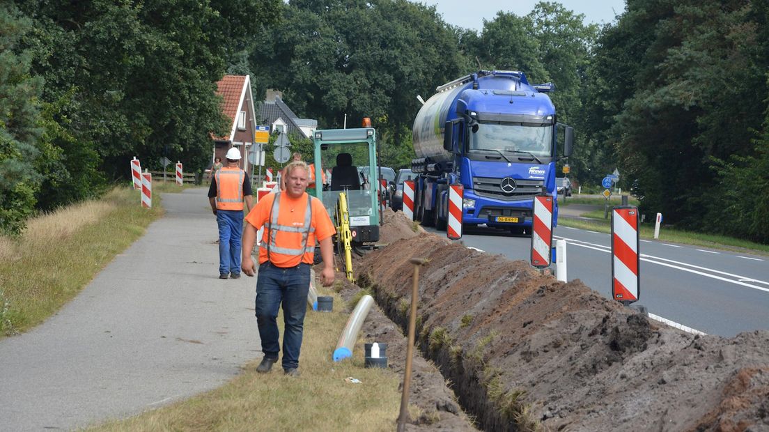 Deel Twenterand enkele uren zonder stroom door fout bij graafwerkzaamheden